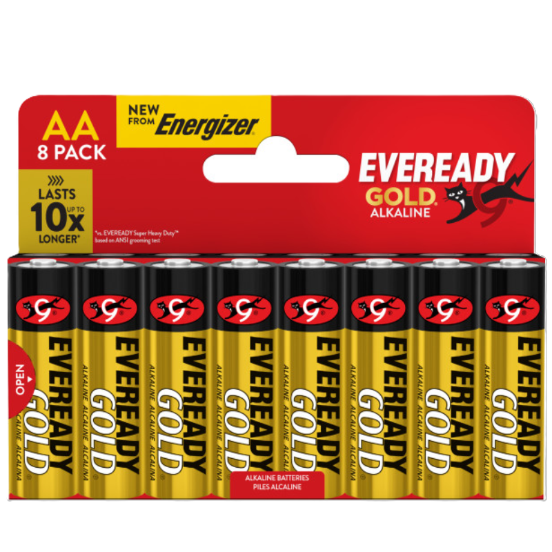 Батарейка ENERGIZER LR06 АА EVEREADY GOLD Heavy Duty 8BL від батарейки.com.ua