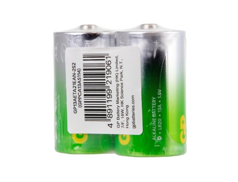 Батарейка GP LR20 D Super 2shrink), зображення 2