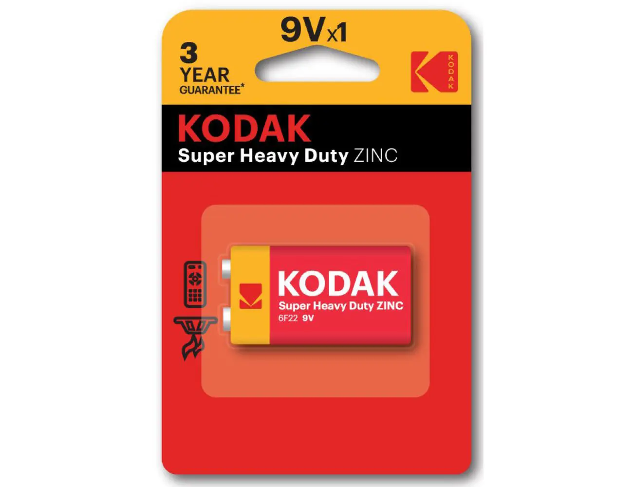 Батарейка KODAK LongLife 6F22 1bl від батарейки.com.ua