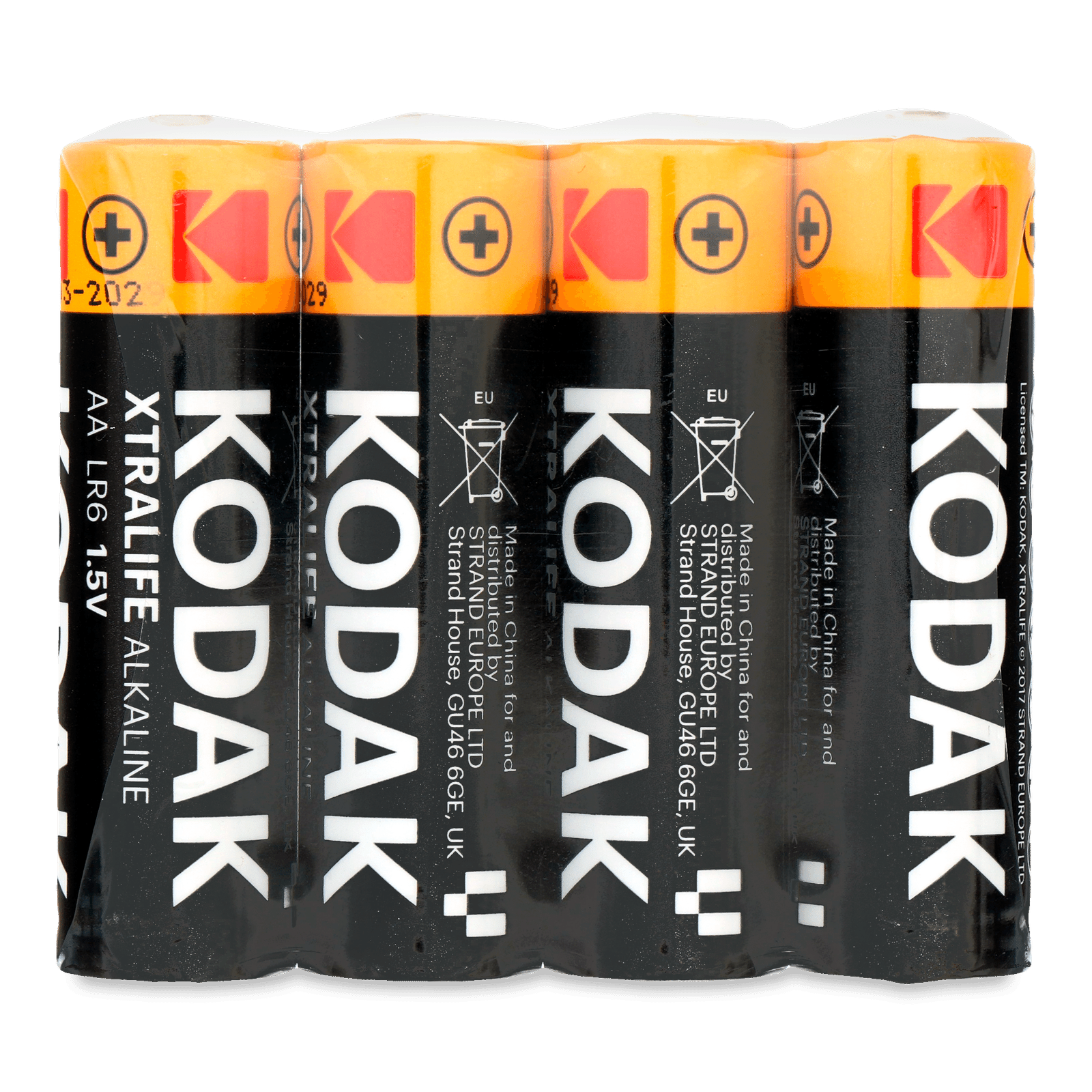 Батарейка KODAK XtraLife alk LR06 1x4 шт.коробка 60уп. - купити на батарейки.com.ua