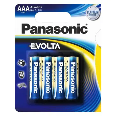 Батарейка PANASONIC Evolta LR03 AAA 4 shrink), зображення 2