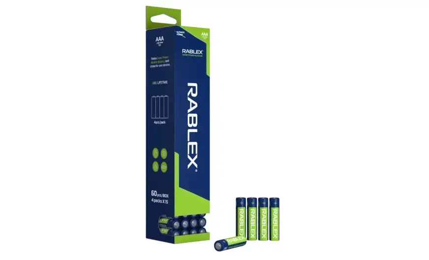 Батарейка Rablex LR3 2sh 40уп на батарейки.com.ua