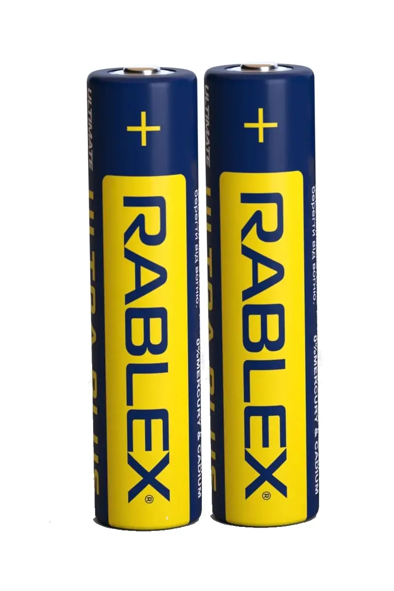 Батарейка Rablex ULTRA PLUS ALKALINE LR3 ААА 2шт від батарейки.com.ua