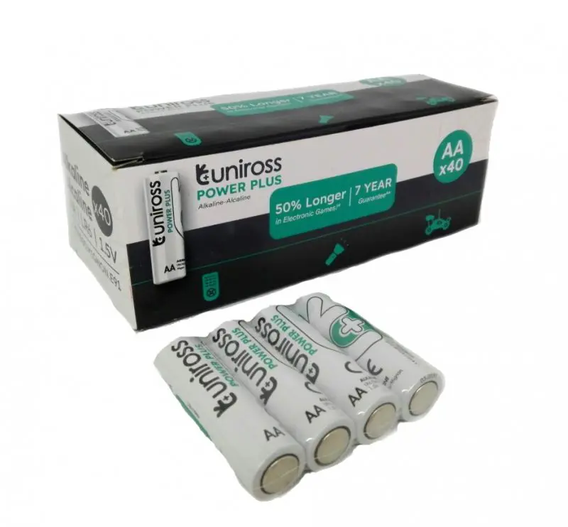 Батарейка Uniross LR06 АА Power Plus 4shrink  від батарейки.com.ua