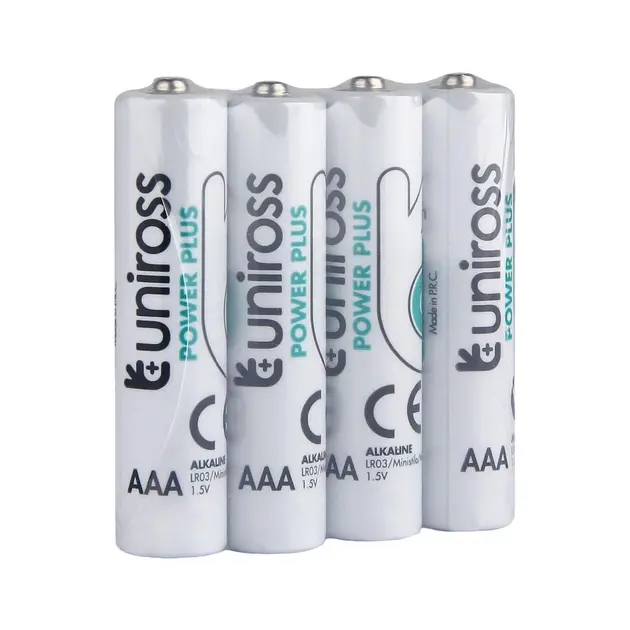 Батарейка Uniross Power Plus LR03 AAA 4shrink від батарейки.com.ua