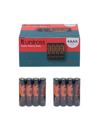 Батарейка Uniross R03 Extra Heavy Duty 4shrink від батарейки.com.ua