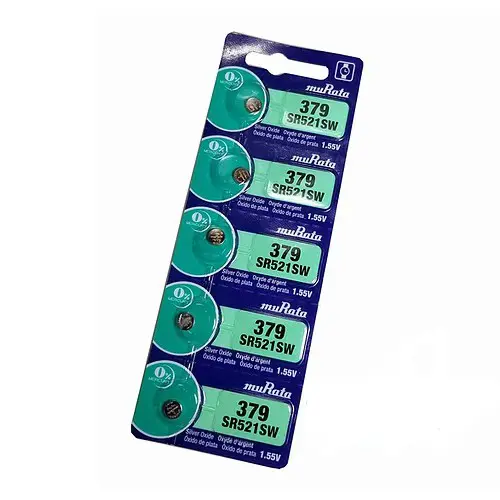 Батарейка в годинник muRata SR521SW (379) 5BL від батарейки.com.ua