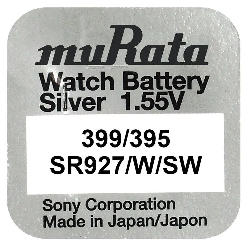 Батарейка в годинник muRata SR927SW (395) 1x5 - купити на батарейки.com.ua