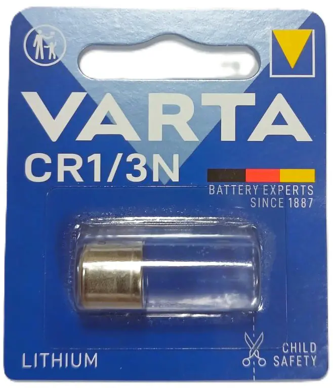 Батарейка VARTA Lithium 6131 (CR1/3N) для Вебасто - батарейки.com.ua