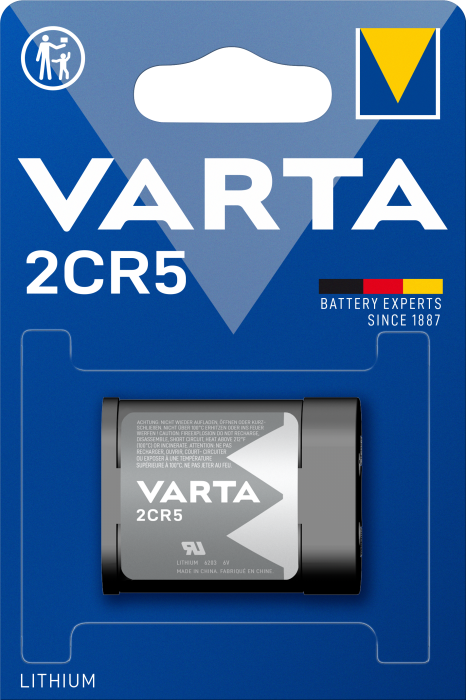 Батарейка VARTA Lithium 6203 (2CR5) для змішувачів від батарейки.com.ua