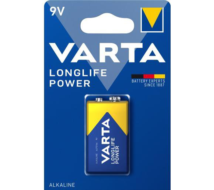 Батарейка VARTA 4922 (6LR61) High Energy на батарейки.com.ua