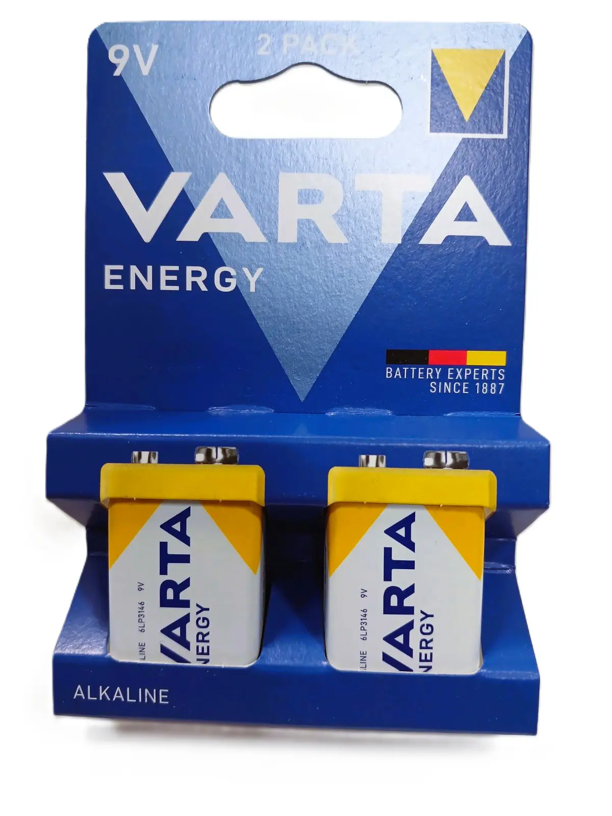 Батарейка VARTA 6LR61 (04122) ENERGY 2BL на батарейки.com.ua
