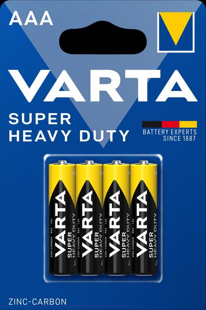 Батарейка VARTA AAA R03 Super heavy duty 2003 4BL від батарейки.com.ua