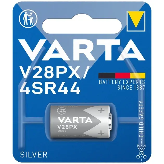 Батарейка VARTA V28PX4SR44 6V 1BL від батарейки.com.ua