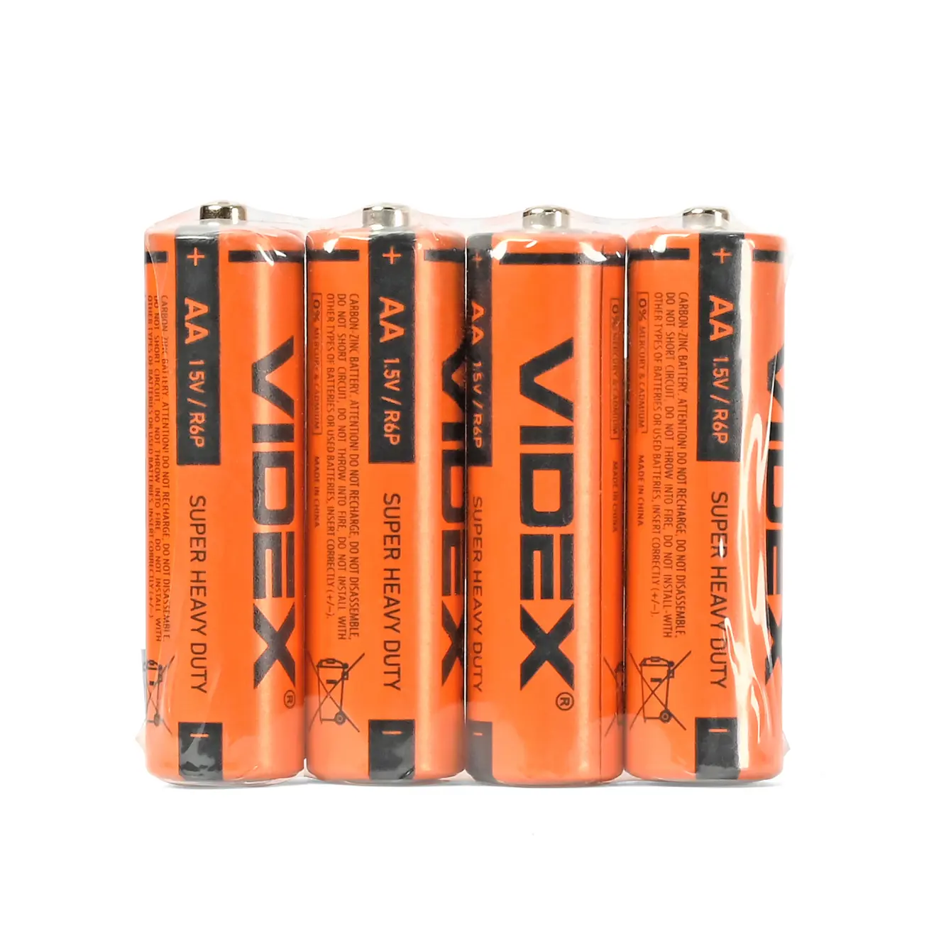 Батарейка Videx R6 AA 4шт), зображення 5