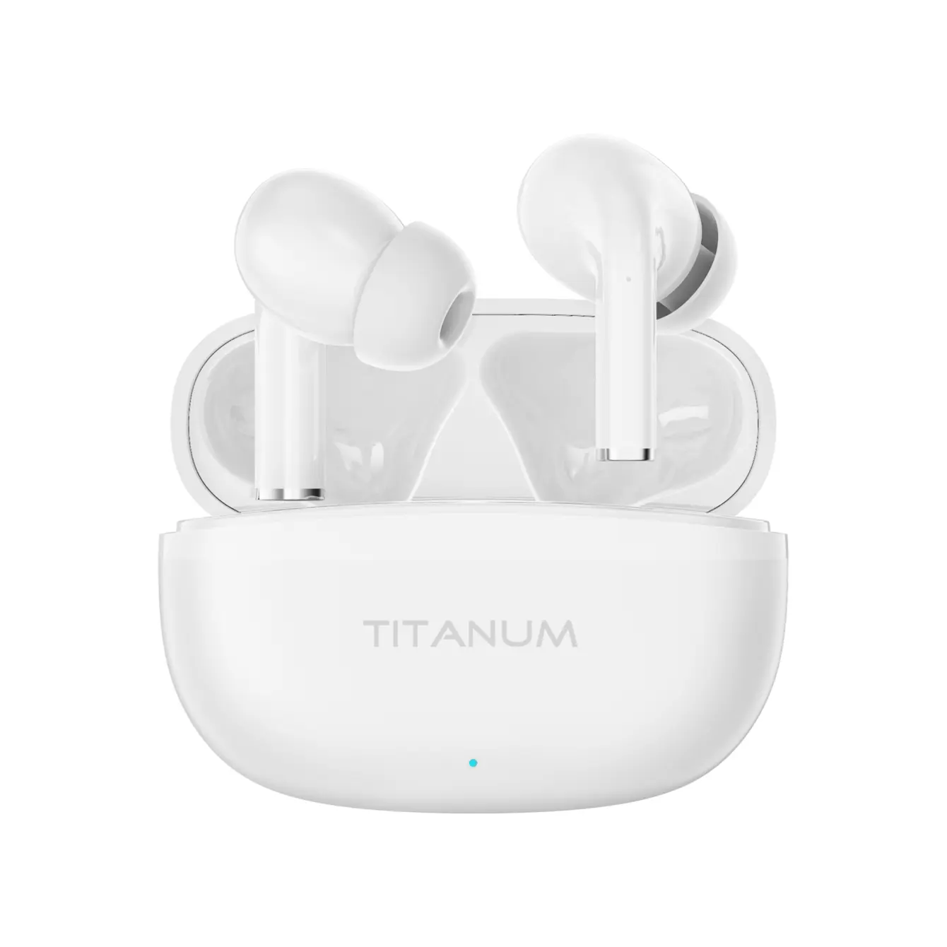 Бездротові TWS навушники TITANUM TW11 White), зображення 3