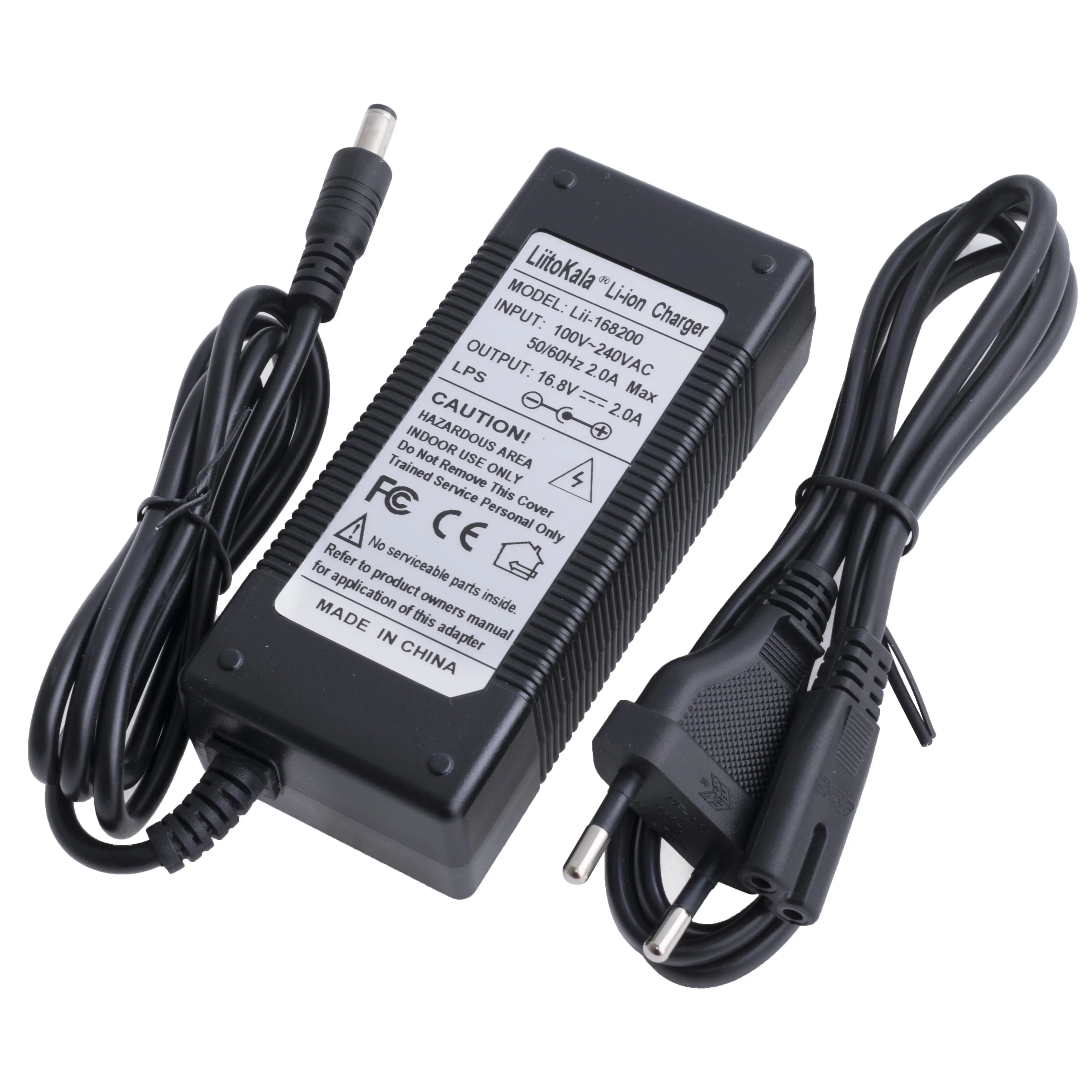 Блок живлення, Зарядне LiitoKala Lii-168200 Li-Ion 4s 16,8V 2A, 100-240 VAC, Роз'єм: 5,5x2,1 (зарядне для електроінструменту (шуруповертів, дрілів, болгарок, пилок, культерваторів) абло для аккумуляторних збірок. Зверніть увагу, що китайські виробники реплік електроінструменту, вказують завищені параметри на акумуляторах, перед замовленням зарядного переконайтесь, що воно підходе до вашого акумулятора! ) від батарейки.com.ua