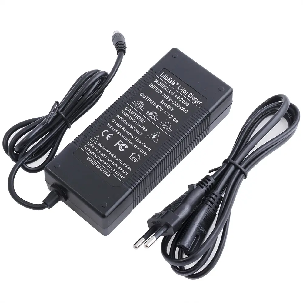 Блок живлення, Зарядне LiitoKala Lii-422000 Li-Ion 10s 42V 2A,. 100-240 VAC,  Роз'єм: 5,5x2,1), зображення 5