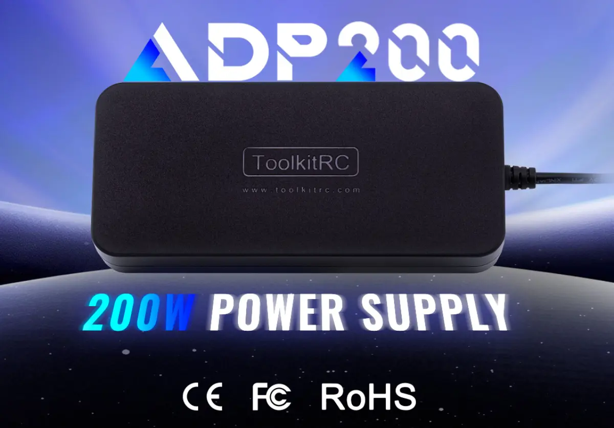 Блок живлення ToolkitRC ADP200 19,5V 200W XT60), зображення 7