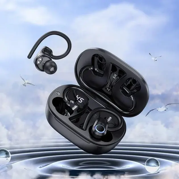 bluetooth Навушники TWS HOCO EQ8 Pure joy in-ear true ws BT5.3 чорний), зображення 5