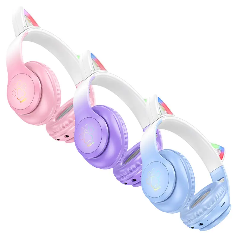 Bluetooth гарнітура Hoco W42 Bluetooth V5.3 вишневий), зображення 5