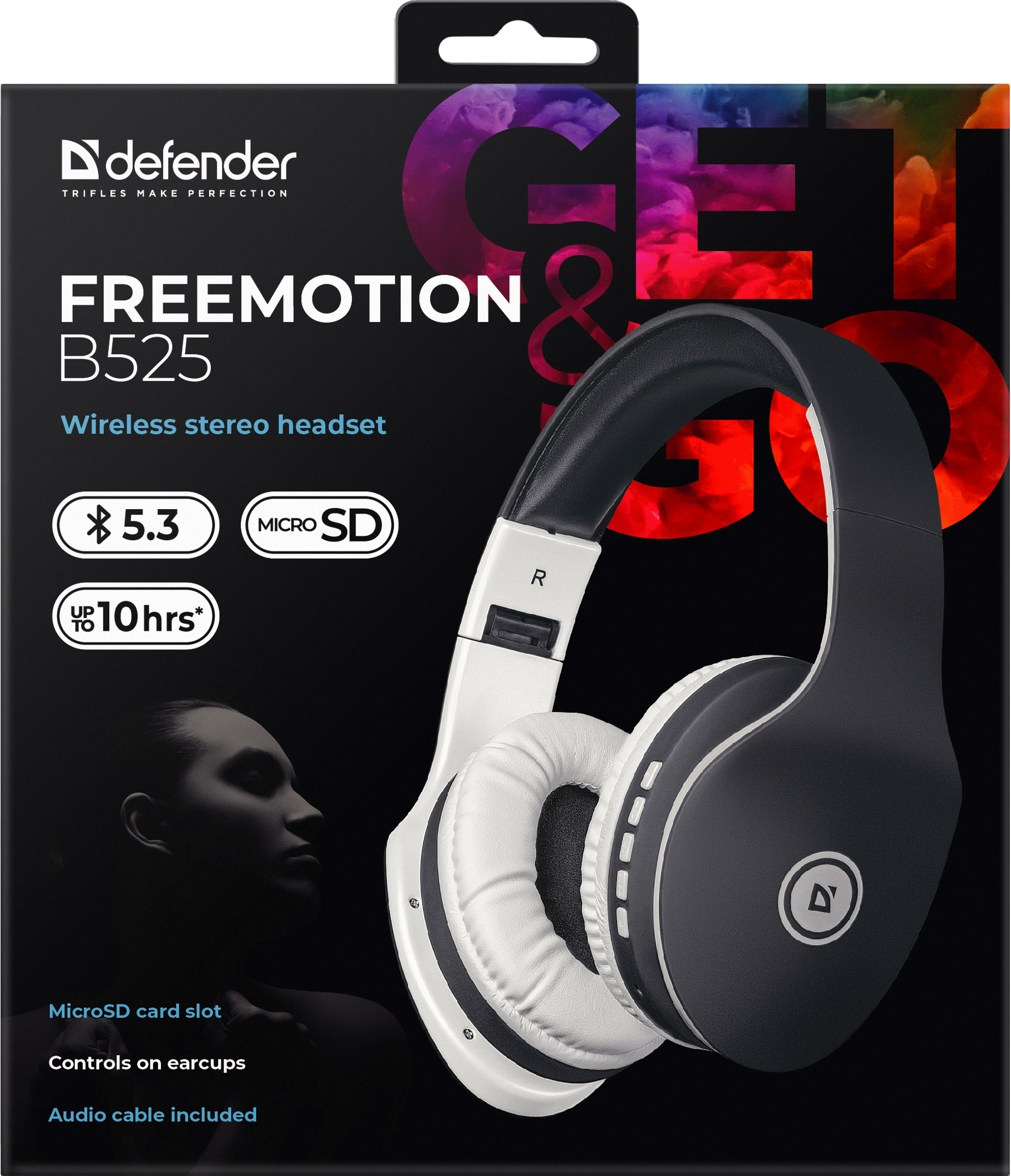 Bluetooth Навушники DEFENDER FreeMotion B525), зображення 2