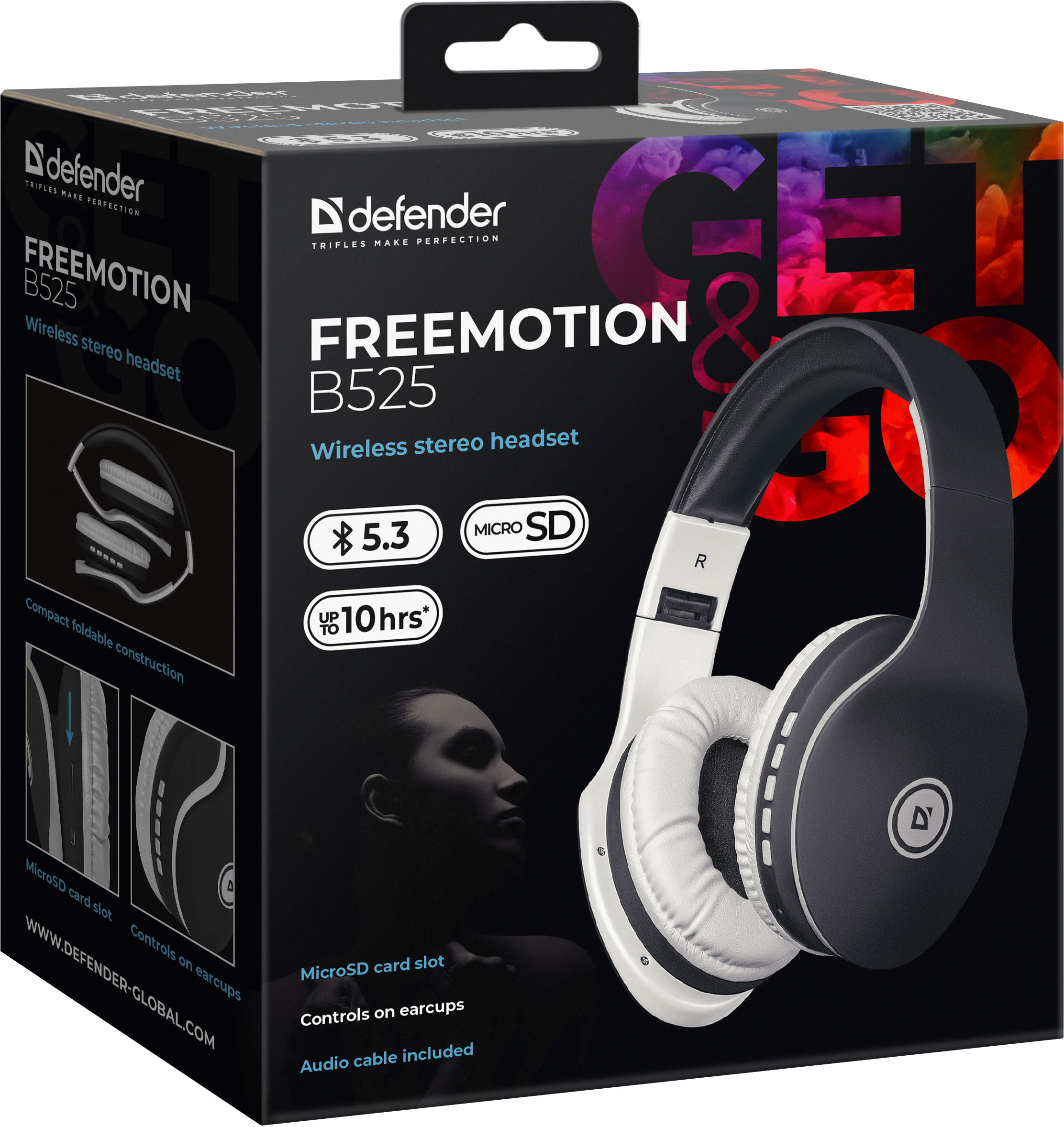 Bluetooth Навушники DEFENDER FreeMotion B525), зображення 3