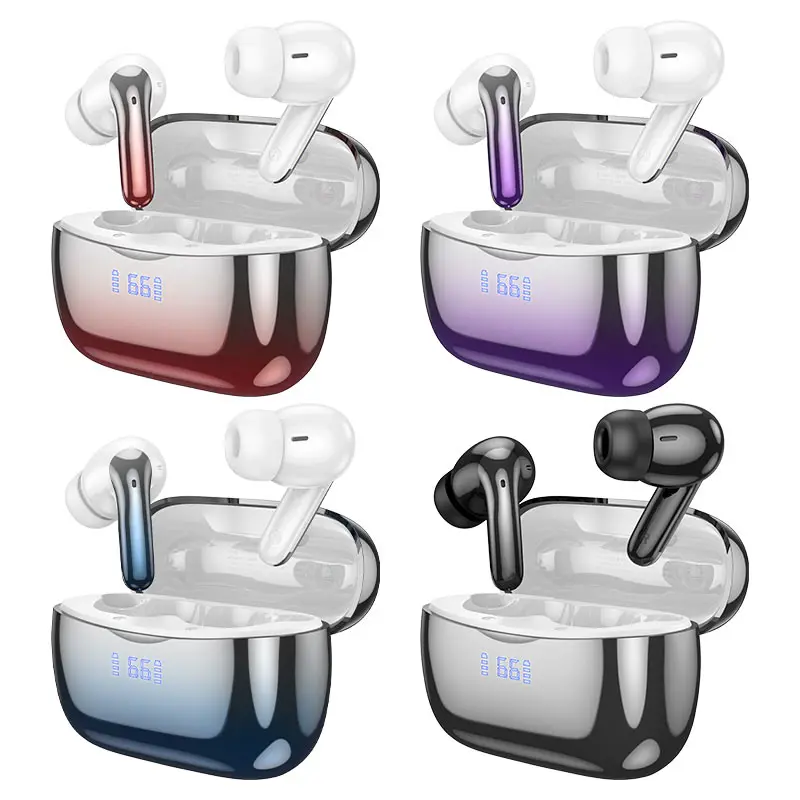 Bluetooth Навушники HOCO EQ16 Shine TWS, ANC+ENC, BT5.3, 7hours Black Glaze), зображення 8 Bluetooth Навушники HOCO EQ16 Shine TWS, ANC+ENC, BT5.3, 7hours Black Glaze), зображення 8