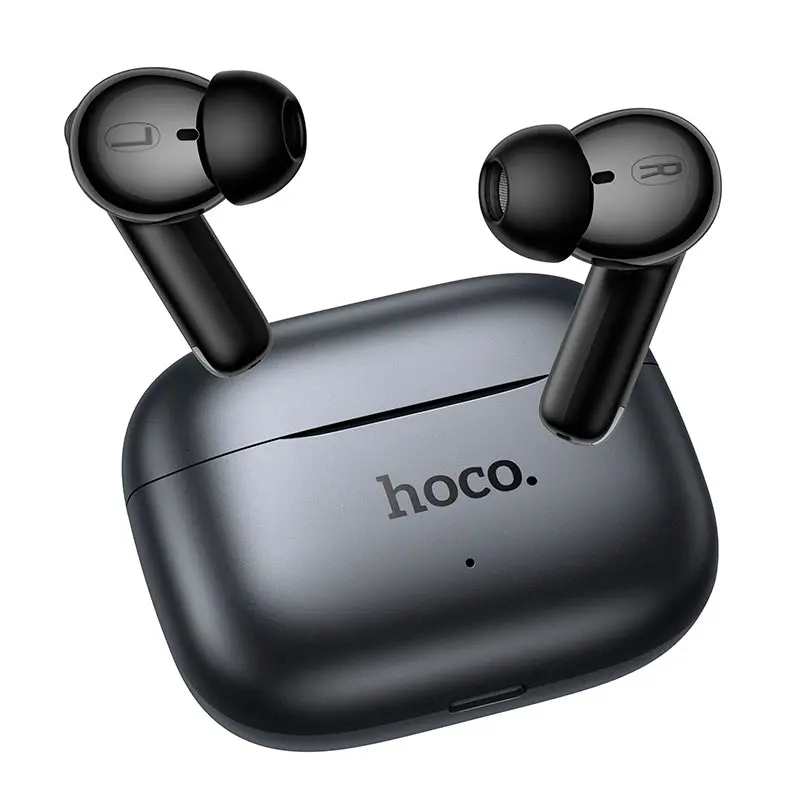 Bluetooth навушники HOCO EQ27 TWS Fun ANC+ENC APP metal gray), зображення 6
