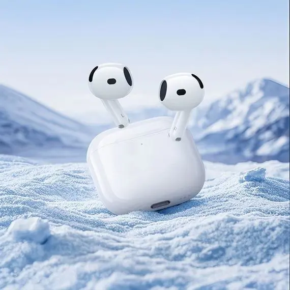 Bluetooth навушники HOCO EW85 TWS, AirDots ANC сенсорні білі), зображення 9