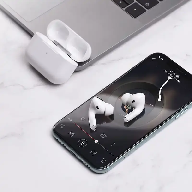 bluetooth Навушники TWS HOCO EW05 TWS сенсорні білі), зображення 7 bluetooth Навушники TWS HOCO EW05 TWS сенсорні білі), зображення 7
