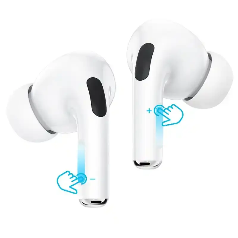 bluetooth навушники TWS  HOCO EW51 True ws ANC noise reduction BT headset White), зображення 6