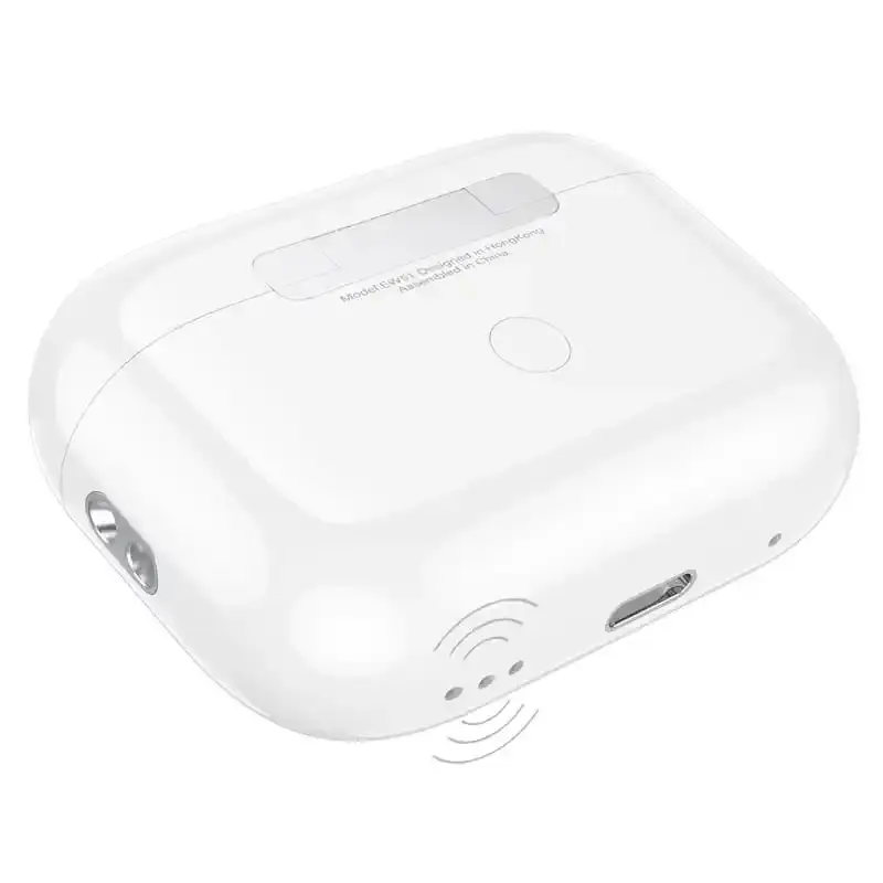 bluetooth навушники TWS  HOCO EW51 True ws ANC noise reduction BT headset White), зображення 8