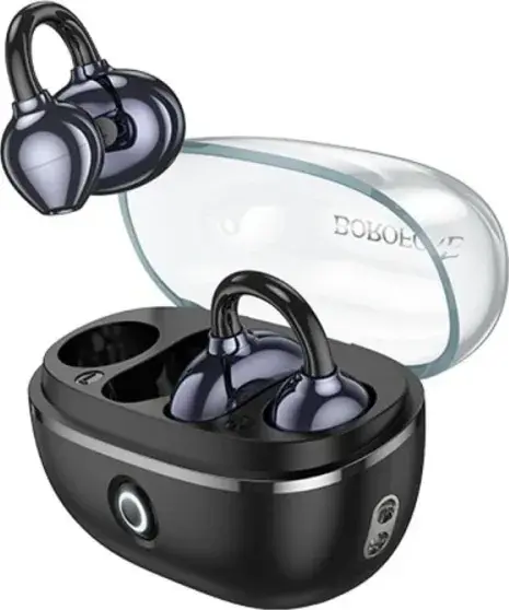 bluetooth навушники TWS BOROFONE FQ5 Spiritб TWS, clip-on, BT5.4 Black), зображення 4 bluetooth навушники TWS BOROFONE FQ5 Spiritб TWS, clip-on, BT5.4 Black), зображення 4