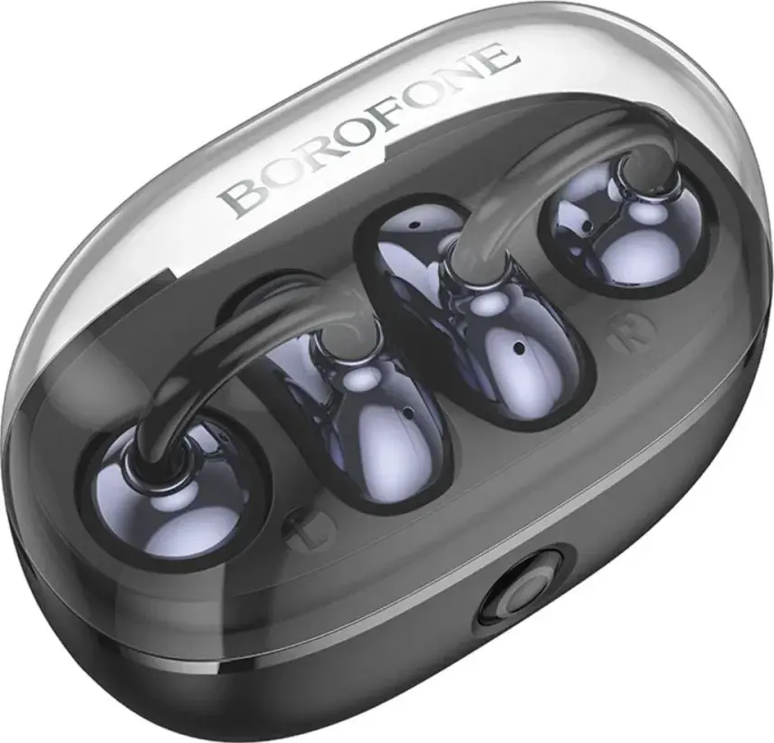 bluetooth навушники TWS BOROFONE FQ5 Spiritб TWS, clip-on, BT5.4 Black), зображення 5 bluetooth навушники TWS BOROFONE FQ5 Spiritб TWS, clip-on, BT5.4 Black), зображення 5