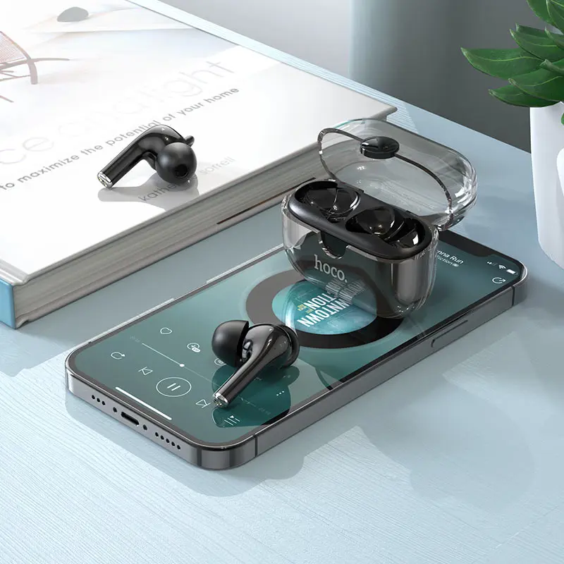 bluetooth навушники TWS HOCO EW22 Cantante ENC шумозаглушення чорні), зображення 6