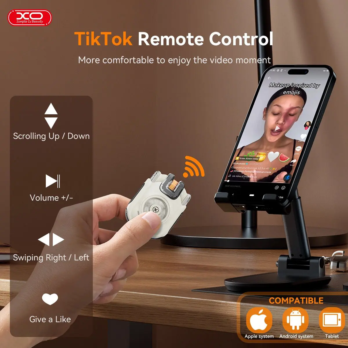 Bluetooth навушники TWS XO G39 Metal Remote Control TWS Headset Білі), зображення 8