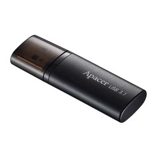 Флешка APACER АН25B 128GB USB3.1 Black), зображення 2 Флешка APACER АН25B 128GB USB3.1 Black), зображення 2