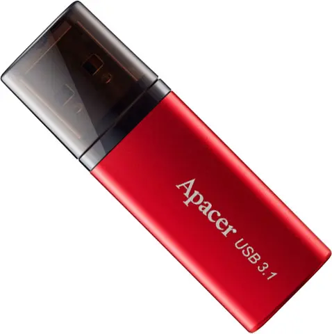 Флешка APACER АН25B 64GB USB3.1 Red), зображення 2 Флешка APACER АН25B 64GB USB3.1 Red), зображення 2