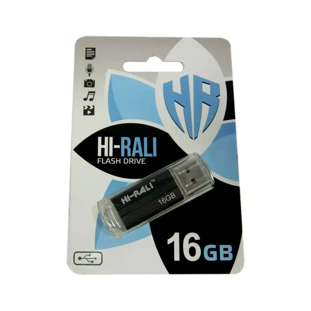 флешка Hi-Rali 16GB Corsair чорний), зображення 2 флешка Hi-Rali 16GB Corsair чорний), зображення 2