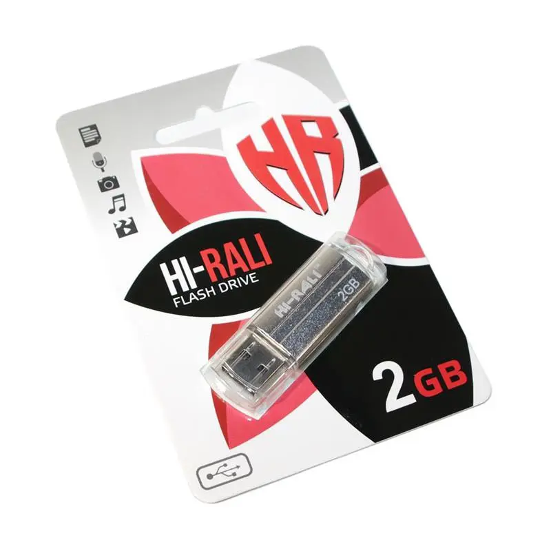 Флешка Hi-Rali 2GB Corsair срібло від батарейки.com.ua
