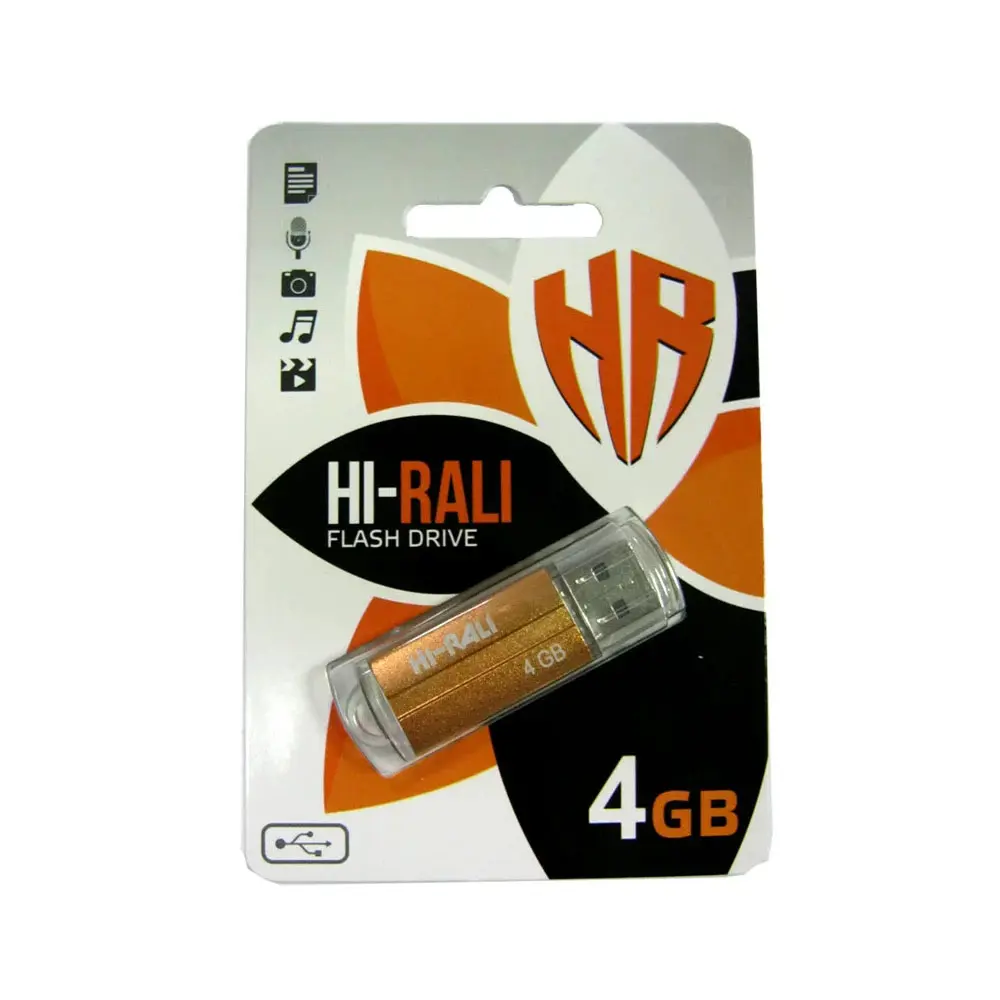 флешка Hi-Rali 4GB Corsair бронза від батарейки.com.ua