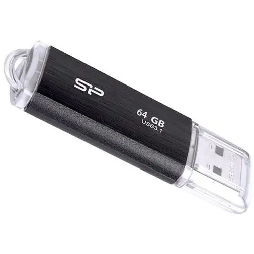флешка SILICON POWER BLAZE B02 64GB USB 3.0 Black), зображення 2 флешка SILICON POWER BLAZE B02 64GB USB 3.0 Black), зображення 2