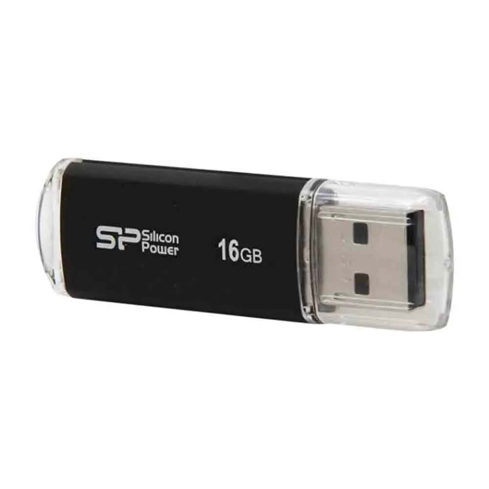 флешка SILICON POWER UltimaII I-series 16GB Black від батарейки.com.ua