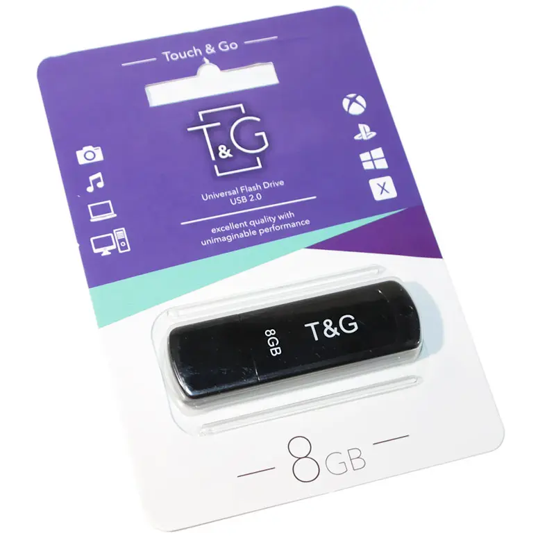 флешка T&G 011 8GB Classic чорний