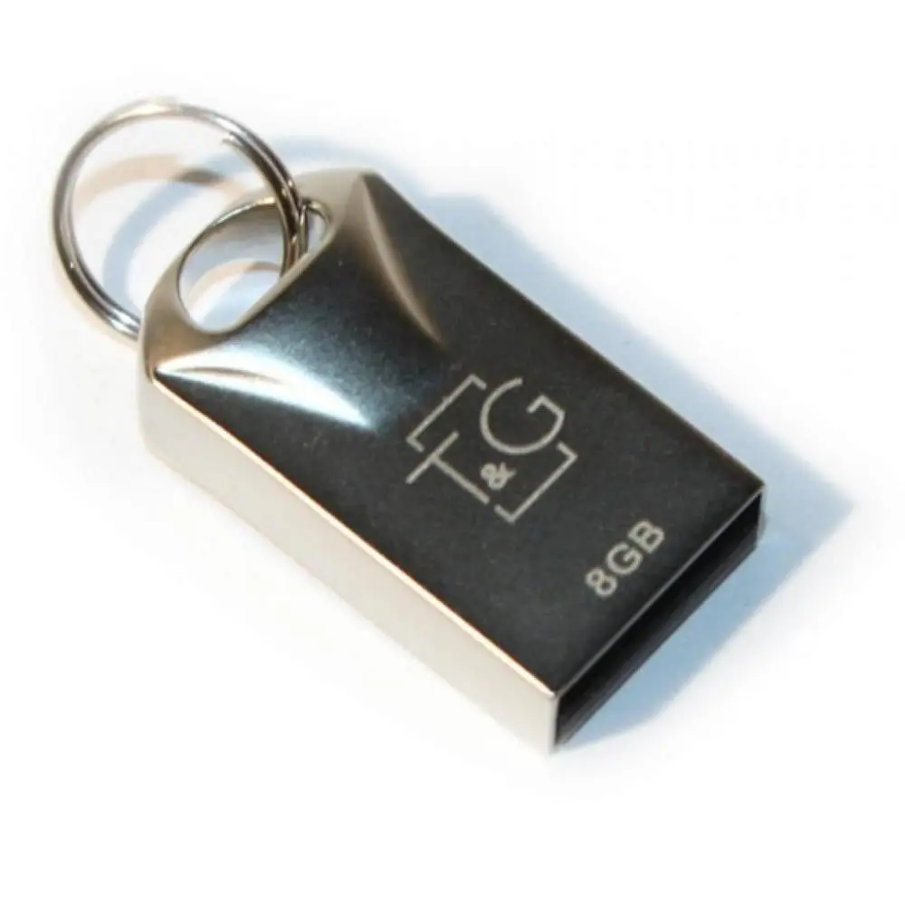 флешка T&G 106 8GB металева від батарейки.com.ua