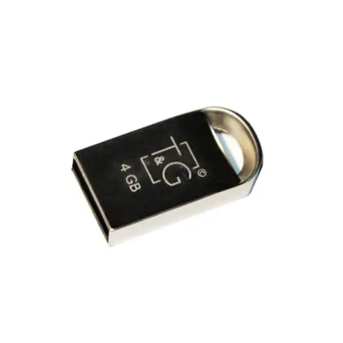 флешка T&G 107 4GB металева від батарейки.com.ua
