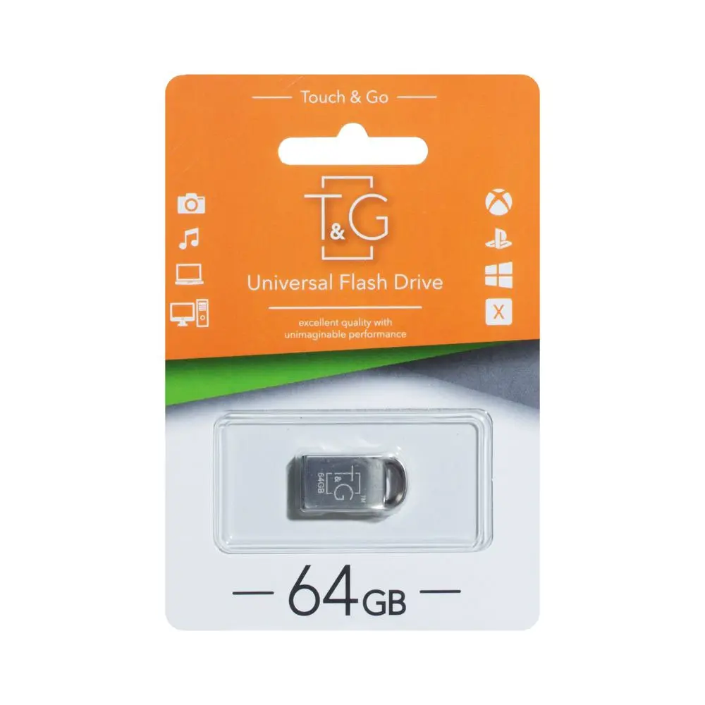 флешка T&G 107 64GB металева