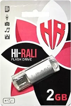 флешка Hi-Rali 2GB Rocket срібло від батарейки.com.ua