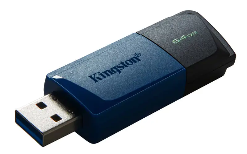 флешка KINGSTON DataTraveler Exodia M 64 GB USB 3.2 Black+Blue від батарейки.com.ua